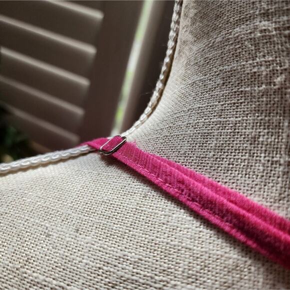 NEW IN PINK CRISS CROSS BACK NEW DRESS SIZE MED - Picture 7 of 9